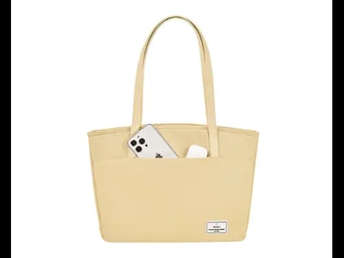 Wiwu Ora Tote Women Bag For 16″ Laptop - Skin-friendly and soft lining , Durable YKK zipper , Has individual laptop compartment , Water-resistant material (4)