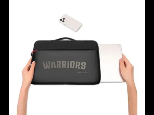 Wiwu Warriors Laptop Sleeve 14″ Black - Water Resistance , High-quality zippers , Slim and lightweight (2)
