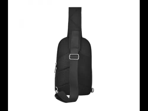 Wiwu Hali Sling Chest Bag Black - Removable and Adjustable Shoulder Strap , Mini Size, Large Capacity , Skin-Friendly and Soft Lining (3)