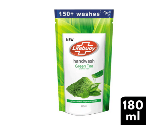 Lifebuoy Green Tea & Aloe Handwash Pouch