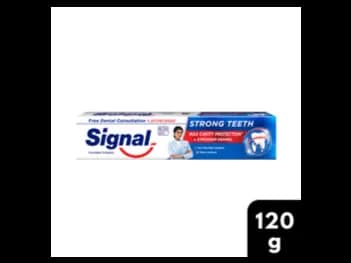 Signal Strong Teeth Toothpaste 120g - Dual Action Protection with microcalcium pro fluoride