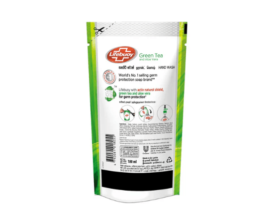 Lifebuoy Green Tea & Aloe Handwash Pouch (2)