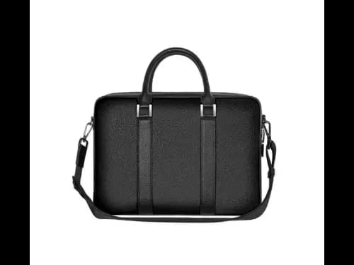 Wiwu Master Fingerprint Lock Brief Case 16″Black -  Anti-theft Fingerprint Lock , Detachable Shoulder Strap , Size: 16” Inch