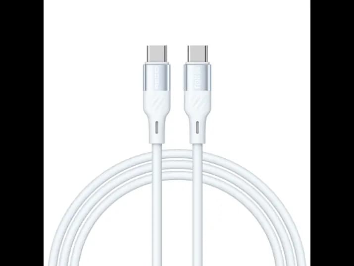 Recci RS22CC PD 100w Excellence Type-C To Type-C 150cm Cable Whit