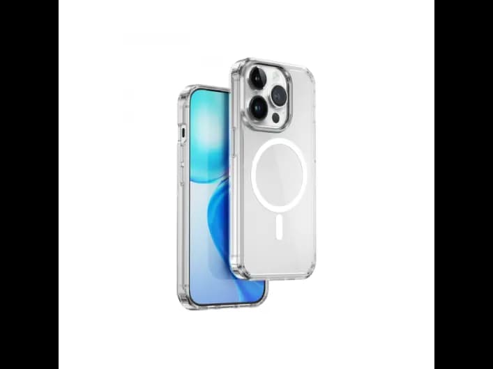 WiWU MCC-101 Premium Crystal Magnetic Case iPhone 15 Series – Transparent (2)