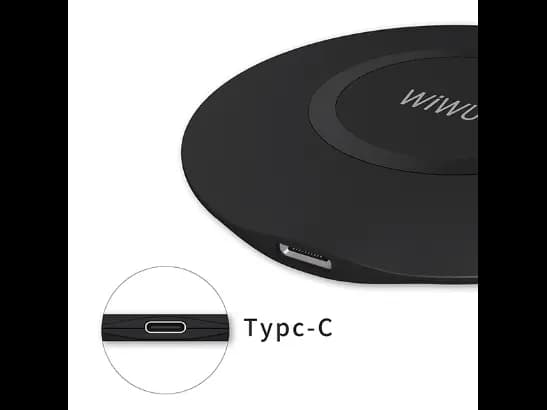 WiWU M3 Wireless Charger 15W - Fast charging, Intelligent detection, support for FOD , Foreign Object Detection , Heat dispassion, anti-skid design with 6 Month Warranty (3)