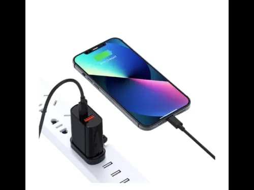 Wiwu WI-U001 Quick 2 in 1 20W C-C PD Fast Charger Black - 20W PD , UK plug ,Cable:60W with 6 Month Warranty (4)