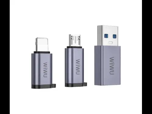 Wiwu WI-C031 Concise Adapter Pack - Easy & Safe , Compact Design , Multitasking Capability