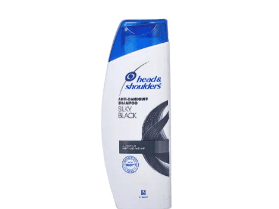 HEAD & SHOULDERS SILKY BLACK SHAMPOO - 180ML