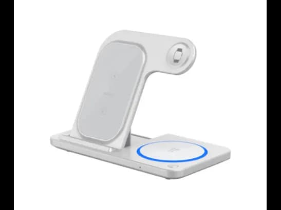 Wiwu Wi-W020 Foldable 15W 3 In 1 Wireless Charger  - With Night lights , Foldable, save space , 15W fast wireless charging , Multi-purpose with 6 Month Warranty (4)