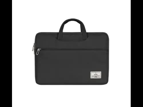 Wiwu Vivi 14″ Laptop Handbag - Water-resistant material , Multi-pocket front compartment , Faux fur lining in laptop compartment