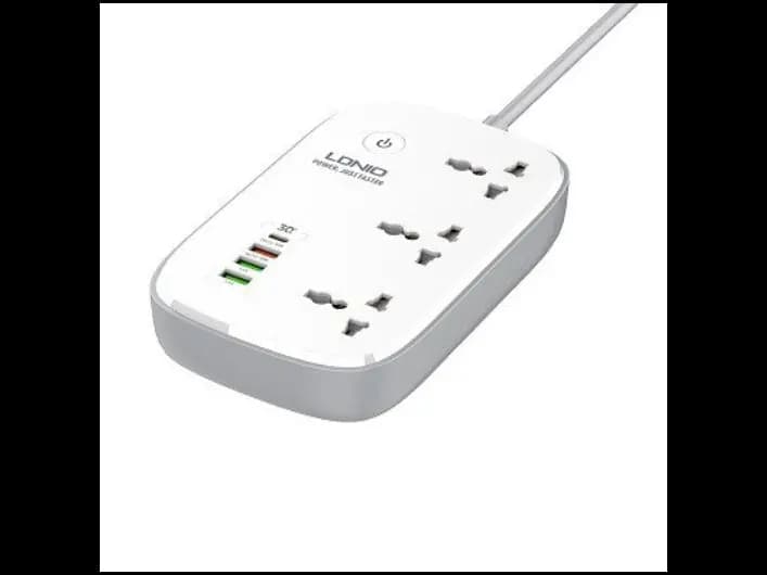 LDNIO SCW3451 WIFI Smart Universal Power Strip 3 Outlets 1 PD 1QC 3.0   2 Auto-ID High Output Power Socket Switches Extension (3)