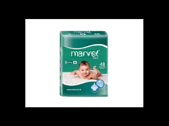 Marvel Baby Diapers, Medium - 48.00 pcs