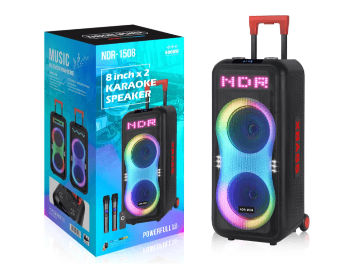 NDR 1508 Karaoke Speaker -7.4V 6000mAh with 1 Month Warranty (3)
