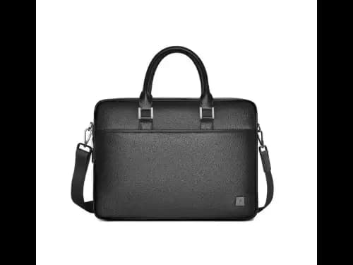 Wiwu Master Fingerprint Lock Brief Case 16″Black - Anti-theft Fingerprint Lock , Detachable Shoulder Strap , Size: 16” Inch (3)