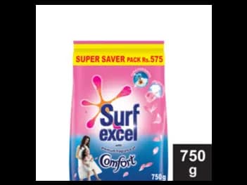 Surf Excel with Comfort Laundry Detergent Powder 750g