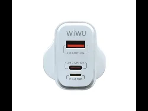 Wiwu WI-U021 SIC 30W PD QC Fast Charger 3 Pin - 6 Month Warranty (3)