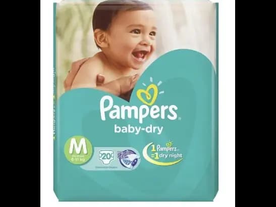 Pampers Baby Diaper Tape Medium