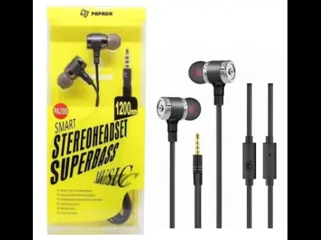 Papada Smart Stereo PA200 Super Bass Earphones