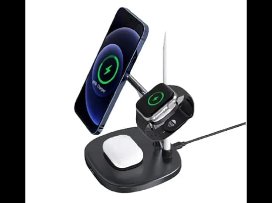 Wiwu M8 Power Air 4 in 1 15W Wireless Charger - 5W wireless charging , Over-current protection , Over-voltage protection , Foreign-object protection   with 6 months warranty (2)