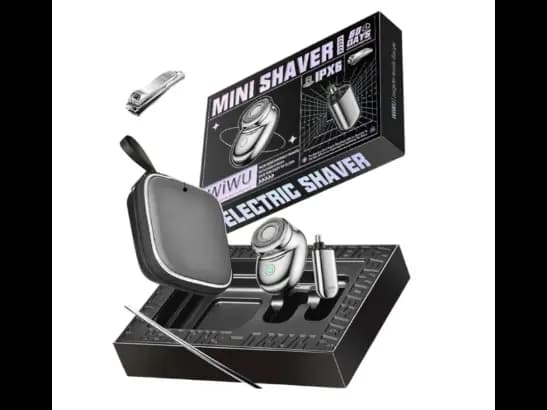 Wiwu SH006 Mini Electric Shaver Set  Silver - 3 in 1 sets: 1* shaver+1* Nose hair trimmer+ Nail clipper , Battery: 400mah , Material: ABS