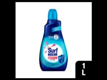 Surf Excel Matic Top Load Washing Liquid 1L - Easy and Better Dissolution