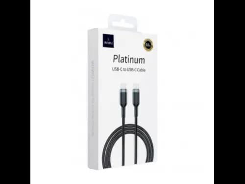 Wiwu WI-C013 Platinum 60W Type-C To Type-C 120cm – Black (3)