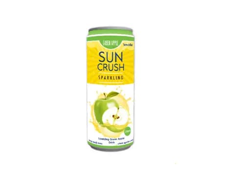 Sun Crush Sparkling Green Apple Drink - 250.00 ml