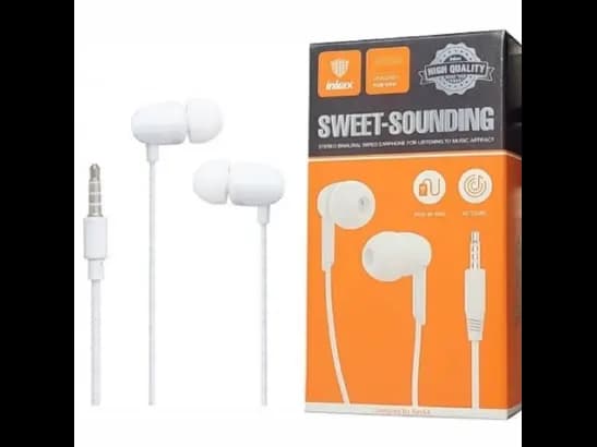 Inkax EA-01 Wired Earphones - 3.5mm audio jack , Wired earphones , lightweight , enjoy your content without any hassle