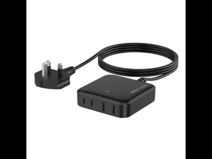 Recci RC39 100W Gan Desktop Charger Black with 3 month warranty