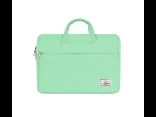 Wiwu Vivi 14″ Laptop Handbag - Water-resistant material , Multi-pocket front compartment , Faux fur lining in laptop compartment (3)