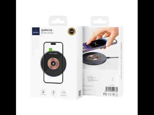 WIWU WI-W013 15W Quantus Wireless Charger - Downy breathing light, charging lighting , 15W wireless charging, affordable with 6 Month Warranty (3)