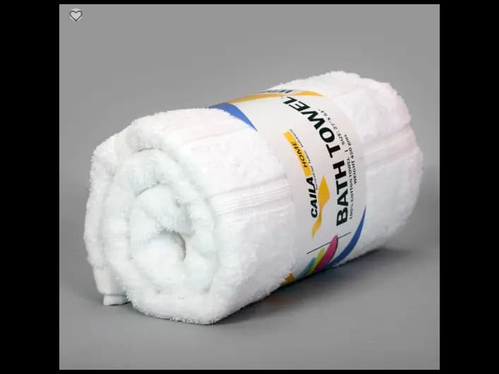 CAILA 27X54 BATH TOWEL 450GSM(WHITE/ORANGE/BLUE/GREEN/BROWN/ASH (3)