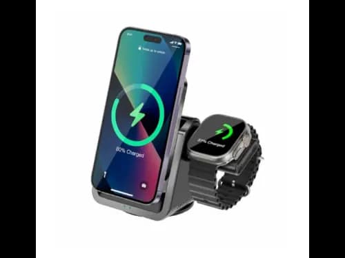 Wiwu WI-W018 Coolpad 3 In 1 Wireless Charger - The small charging module is removable and convenient to use with 6 Month Warranty (4)