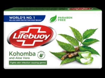 Lifebuoy Neem and Aloe Soap 100g - provides naturals germ protection to your skin