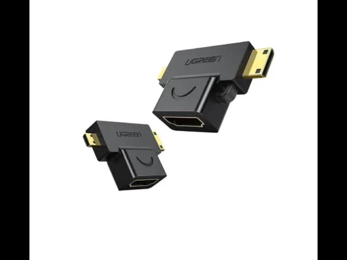 Ugreen Micro HDMI+Mini HDMI Male to HDMI Female Adapter (20144)