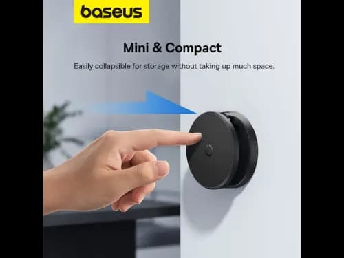 Baseus MagPro Magnetic Foldable Phone Mount Cluster Black - B10564101121-00 (7)