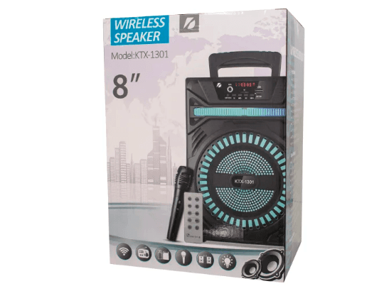 KTX 1301 Bluetooth Speaker With Microphone - Black (2)