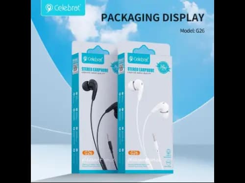 Celebrat G26 Stereo Earphone - Black (2)