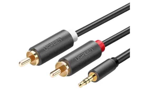 Ugreen 10512 3.5mm Male To 2 RCA Male Audio Cable 3m with 3 Month Warranty