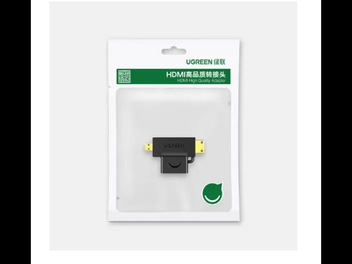 Ugreen Micro HDMI Mini HDMI Male to HDMI Female Adapter (20144) (2)