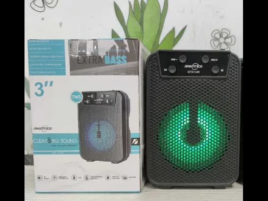 GTS-1345 3inch new arrival rechargeable music box speaker for outdoor with usb - Black (2)