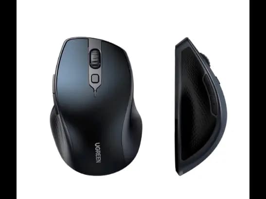 Ugreen 15807 MU101 Ergonomic Wireless Mouse – Blue (2)