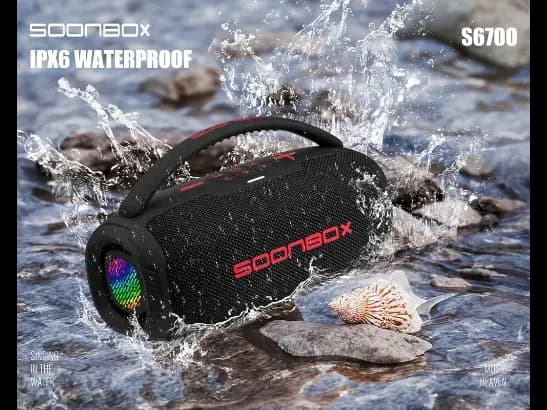 Soonbox Powerful bass boost S6700 Bluetooth Speaker - Black (5)
