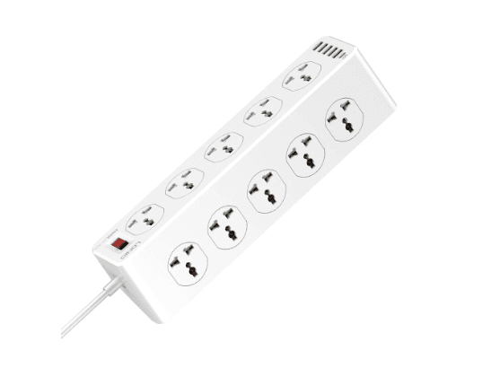 LDNIO SC10610 20W 6-Port USB Charger Power Strip (UK Plug) - White