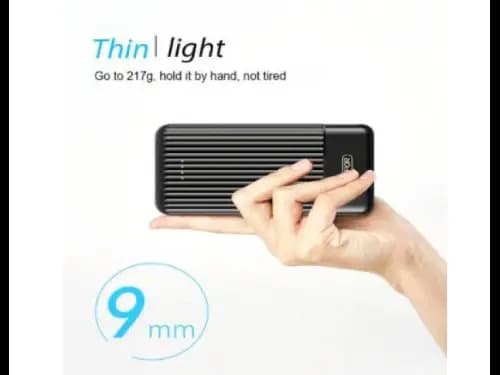 Aspor A323 10000mAh Power Bank - Black (3)