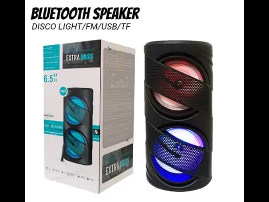 Portable Wireless Speaker with Wired Microphone GTS-1309 - Black (3)