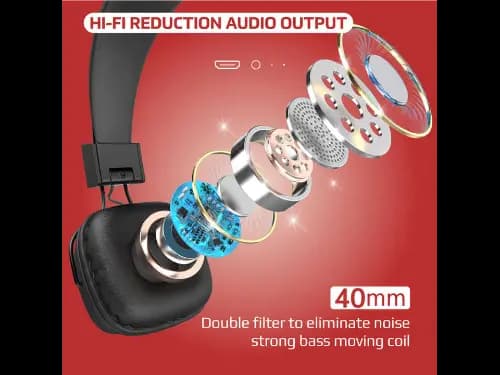 MEKEN MK300 Waterproof Over-Ear Headphones V5.0 HD Stereo - Black (6)