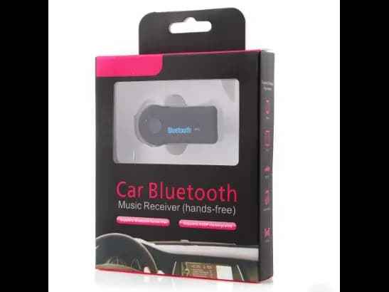 BT350 AUX Bluetooth Receiver 3.5mm Wireless Car Adapter Carbluetooth - Black (4)