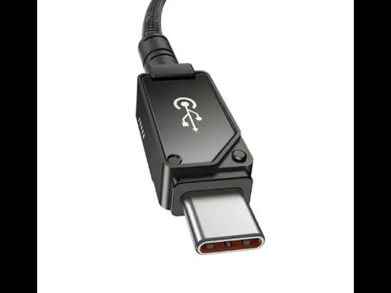 Baseus Aramid Fiber Braiding PD 100W Type C To Type C Fast Charging Data Cable (P10355800111-00) - Black (4)
